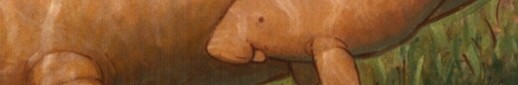 Dugong calf - Insert from the Nelly Bay habitat murals