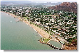 Th Rockpool and stinger-resistant net guarded swimming enclosures along the magnificent Strand